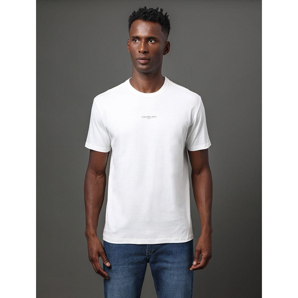 Camiseta Masculina Push Your Limits Calvin Klein Jeans - Off White - 1