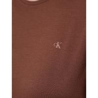 Camiseta Feminina Viscolycra Calvin Klein Jeans - Marrom
