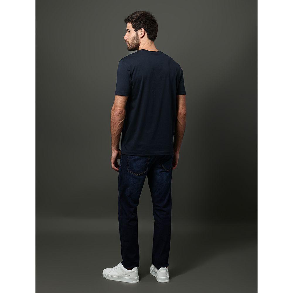 Camiseta Masculina Algodão Egípcio Calvin Klein - Marinho - 2
