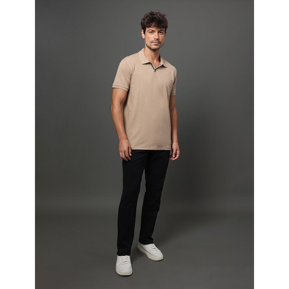 Polo Masculina Listras Calvin Klein Jeans - Caqui Medio - 3