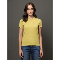 Camiseta Feminina Logo Calvin Klein Jeans - Verde Pistache - 1