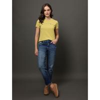 Camiseta Feminina Logo Calvin Klein Jeans - Verde Pistache - 3