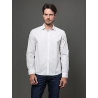 Camisa Masculina Slim Fio 60 Calvin Klein - Branco - 1