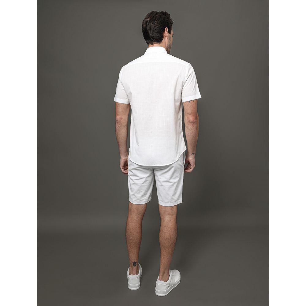 Camisa Masculina Algodão Calvin Klein - Branco - 2
