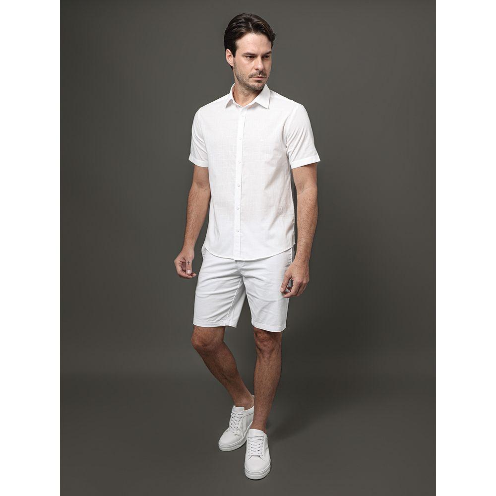 Camisa Masculina Algodão Calvin Klein - Branco - 3