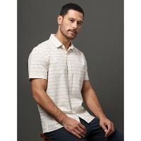 Camisa Masculina Listras Texturizadas Calvin Klein Jeans - Off White - 5