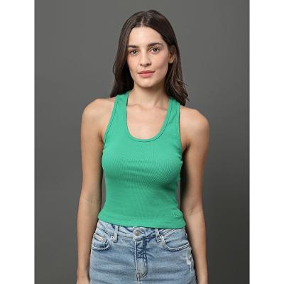Regata Feminina Nadador Ribana Calvin Klein Jeans - Verde Médio