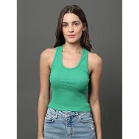 Regata Feminina Nadador Ribana Calvin Klein Jeans - Verde Médio - 1