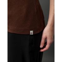 Regata Feminina Decote Quadrado Calvin Klein Jeans - Marrom