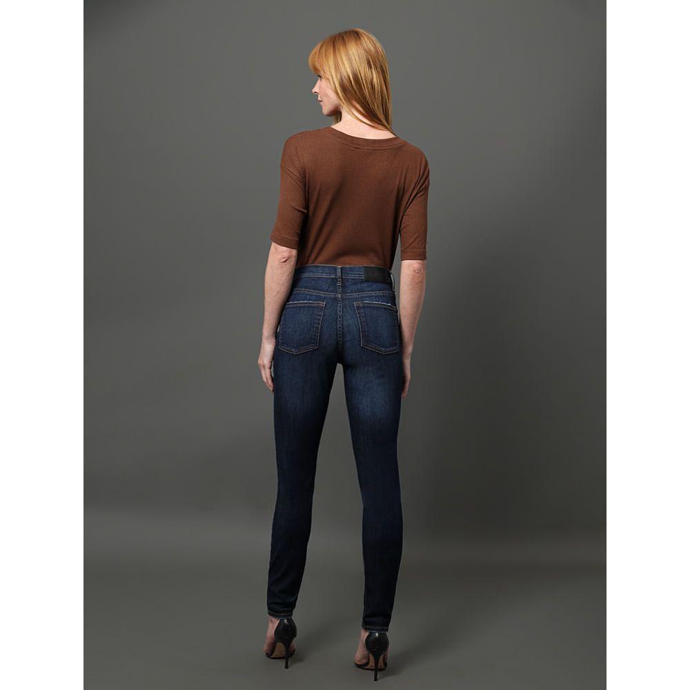 Calça Jeans Feminina Skinny Controle Térmico Calvin Klein - Marinho - 2