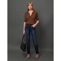 Calça Jeans Feminina Skinny Controle Térmico Calvin Klein - Marinho - 4