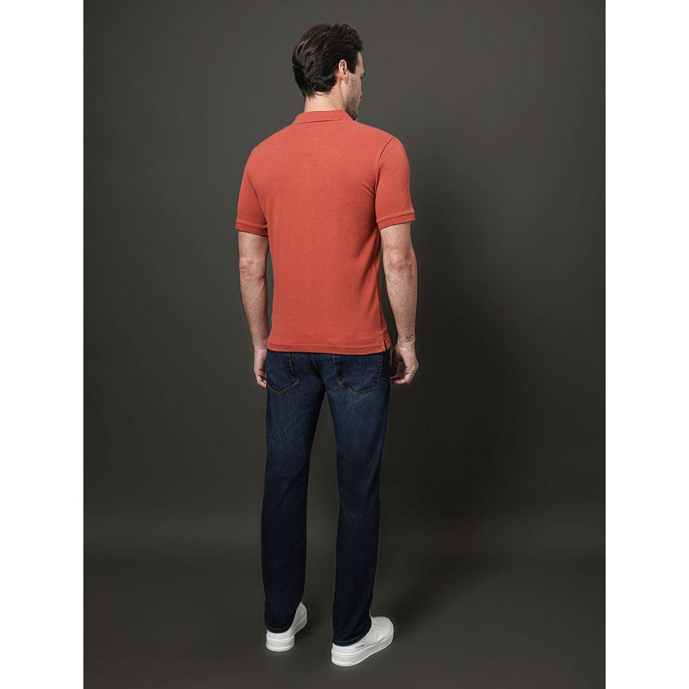 Polo Masculina Slim Piquet Calvin Klein - Vermelho Escuro - 2