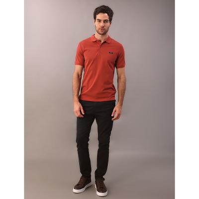 Polo Masculina Slim Piquet Calvin Klein - Vermelho Escuro