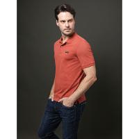 Polo Masculina Slim Piquet Calvin Klein - Vermelho Escuro - 5