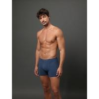 Cueca Trunk Modern Logo Seamless Calvin Klein Underwear - Azul Escuro - 1