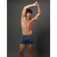 Cueca Trunk Modern Logo Seamless Calvin Klein Underwear - Azul Escuro - 5