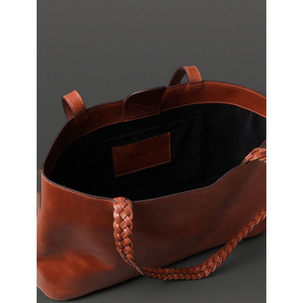 Bolsa Grande Feminina Alça Trançada Calvin Klein - Havana - 3