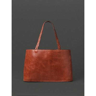 Bolsa Grande Feminina Alça Trançada Calvin Klein - Havana