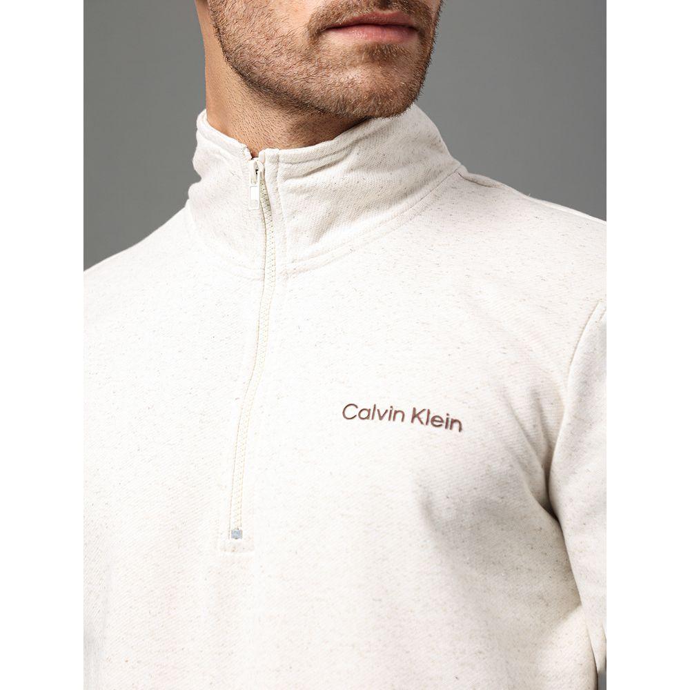 Blusão Masculino Gola Linen Calvin Klein Underwear - Off White - 4