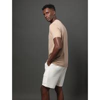 Camiseta Masculina Sunset & Sunrise Calvin Klein Jeans - Caqui Medio - 5