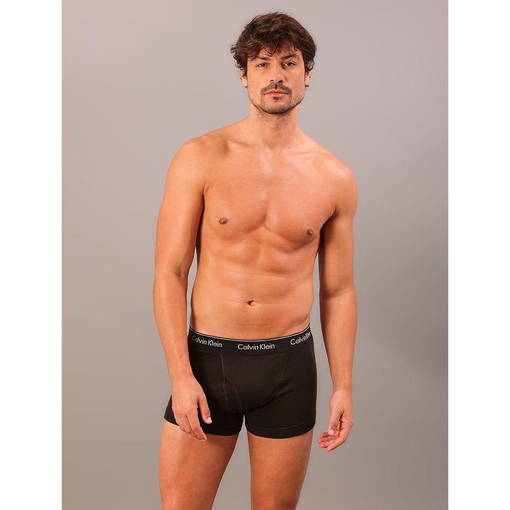 Kit  3 Cuecas Brief de Cotton - Black - 2