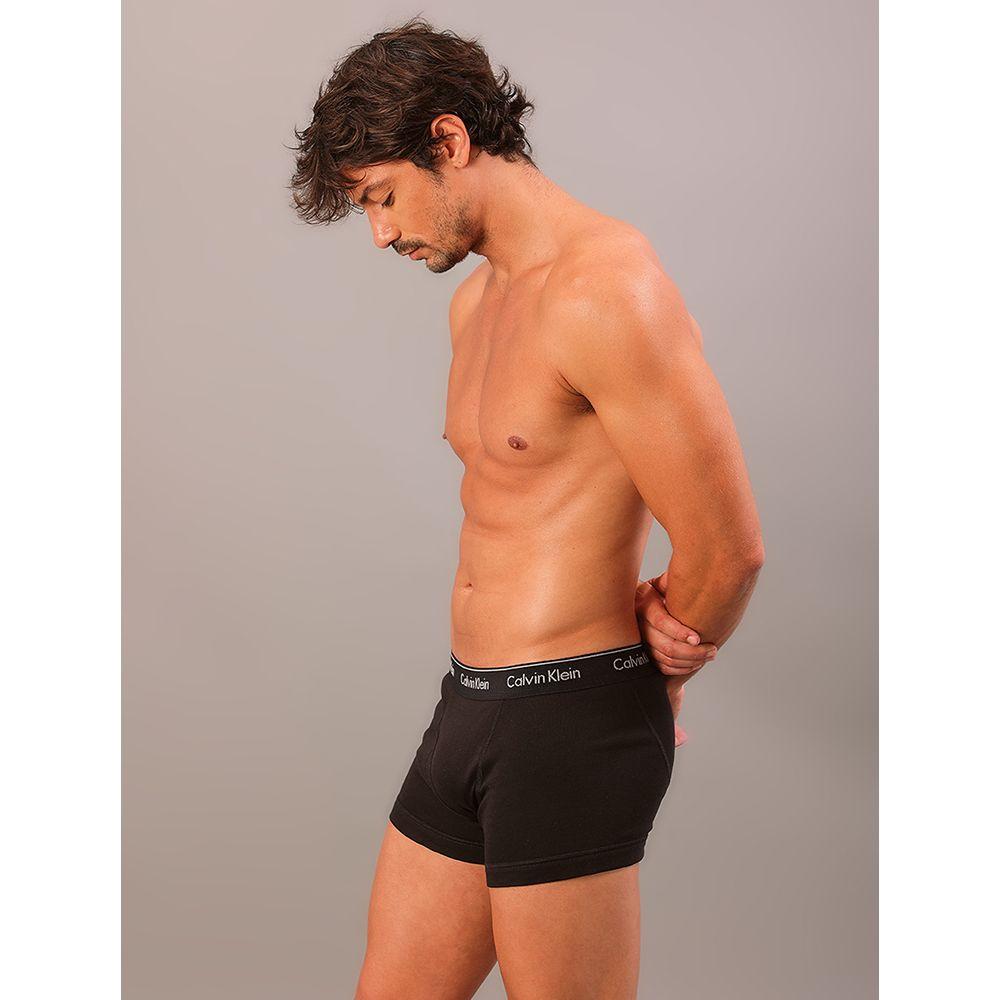 Kit  3 Cuecas Brief de Cotton - Black - 5