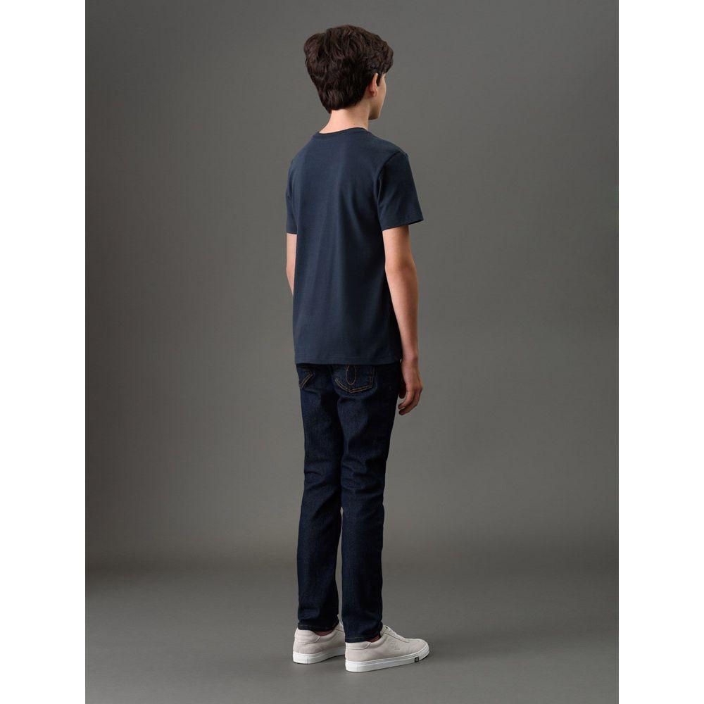 Camiseta Menino Logo Reissue Calvin Klein Jeans - Marinho - 2
