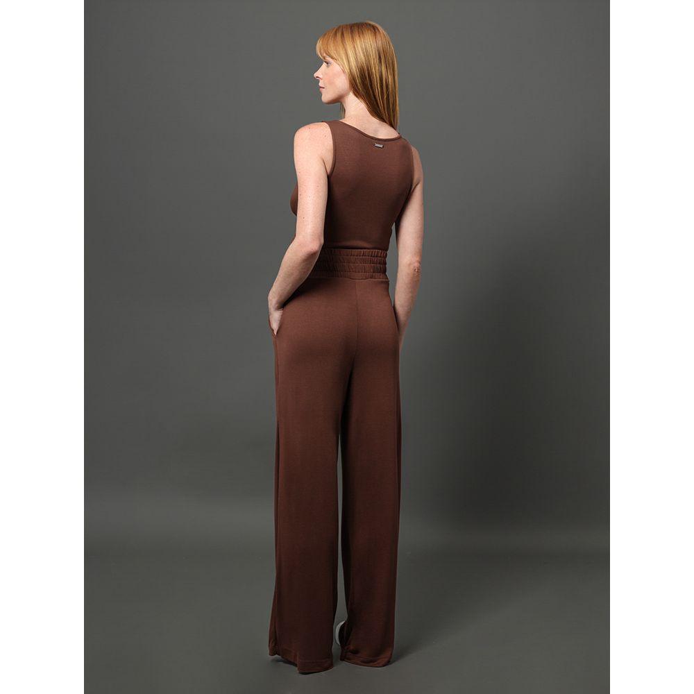 Calça Feminina Tricot Like Calvin Klein - Marrom - 2