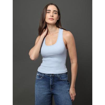 Regata Feminina Nadador Ribana Calvin Klein Jeans - Lavanda