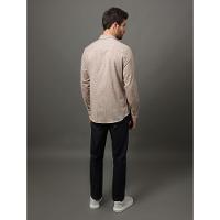 Camisa Masculina Alg Flamê Calvin Klein Jeans - Caqui Medio - 2