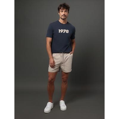 Shorts Masculino Color Com Elástico Calvin Klein - Caqui Claro