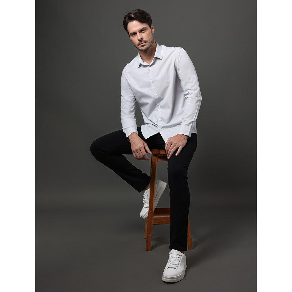 Calça Masculina Moletom 5 Pockets Calvin Klein - Preto - 5