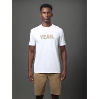Camiseta Masculina Yeah Calvin Klein Jeans - Branco - 1