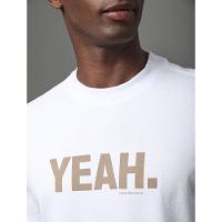 Camiseta Masculina Yeah Calvin Klein Jeans - Branco