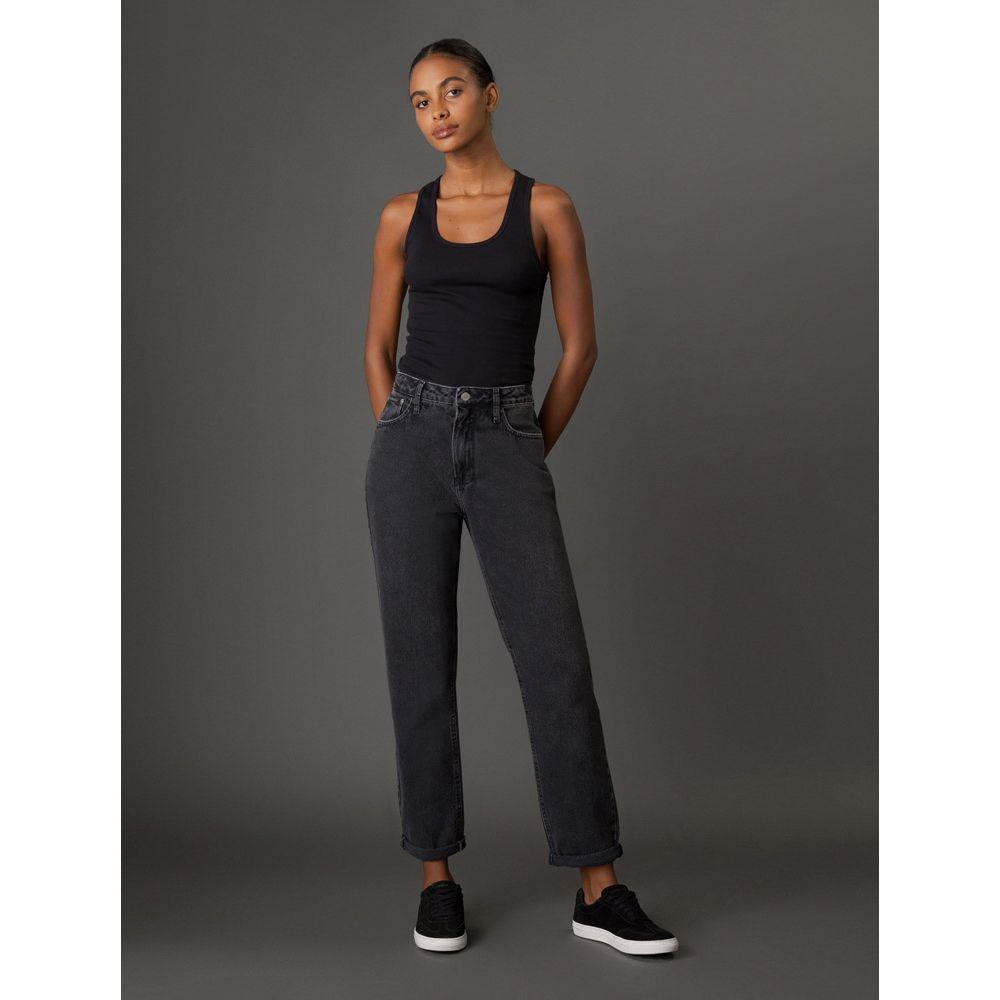 Regata Feminina Ribana Nadador Calvin Klein Jeans - Preto - 3
