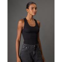 Regata Feminina Ribana Nadador Calvin Klein Jeans - Preto - 1