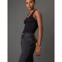 Regata Feminina Ribana Nadador Calvin Klein Jeans - Preto - 5