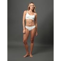 Calcinha Tanga Modern Cotton Seamless Calvin Klein Underwear - Off White - 2