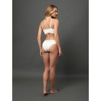 Calcinha Tanga Modern Cotton Seamless Calvin Klein Underwear - Off White