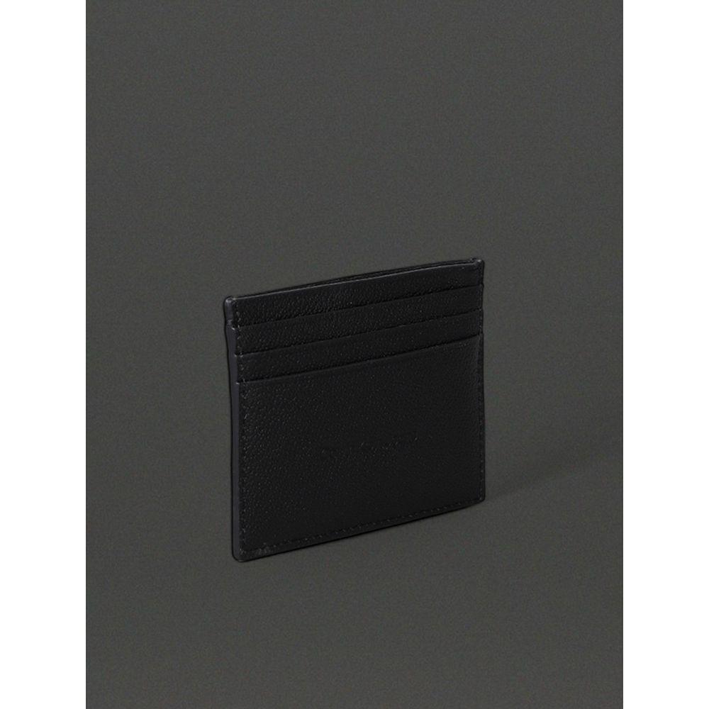 Porta Cartão Masculino Couro Calvin Klein Jeans - Preto - 2