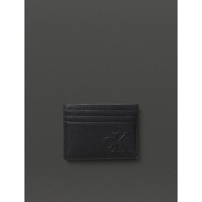 Porta Cartão Masculino Couro Calvin Klein Jeans - Preto