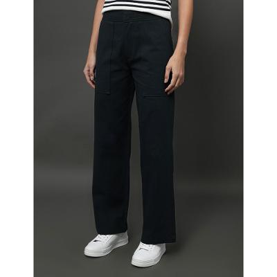 Calça Feminina Linho Texturizado Calvin Klein - Marinho