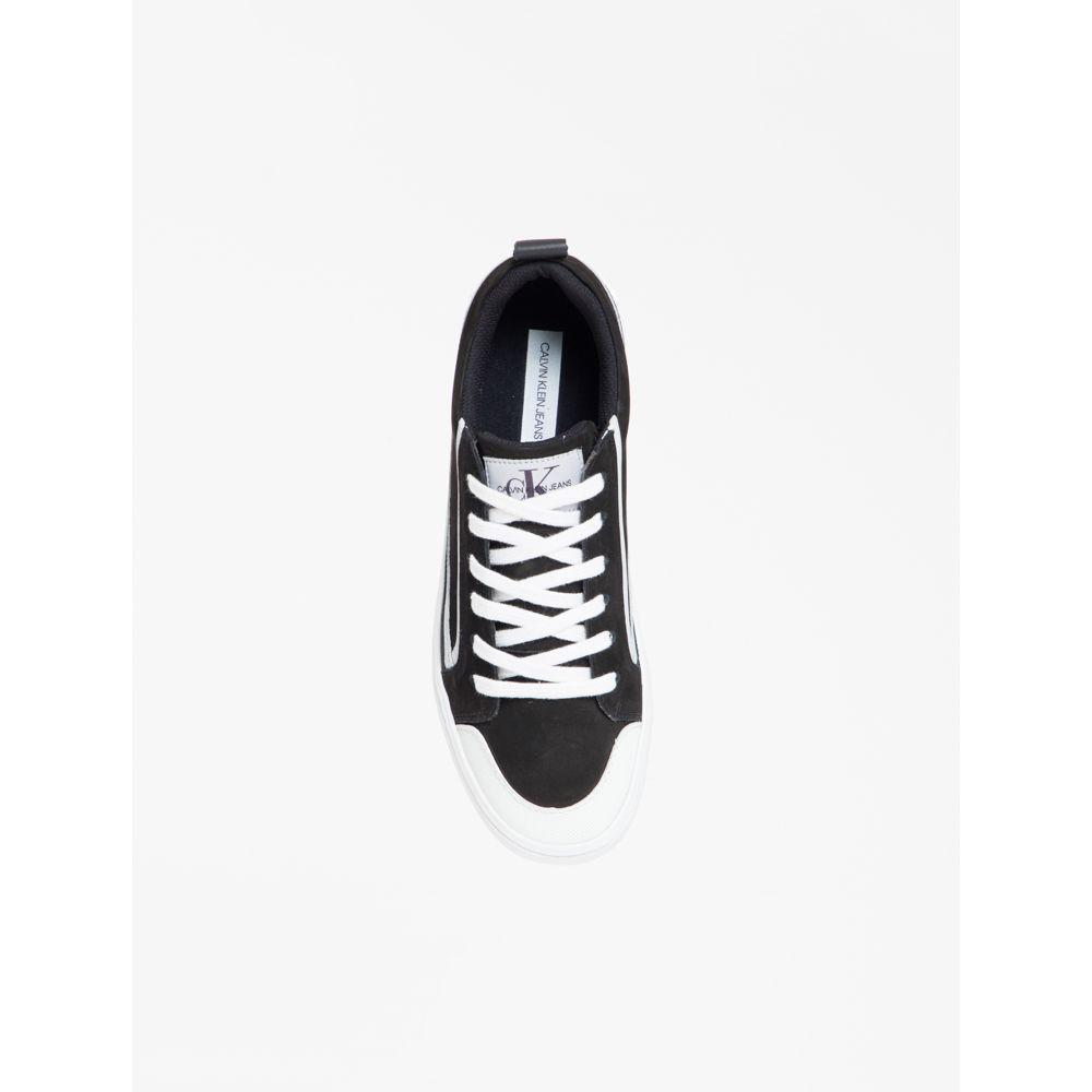 Tenis Ckj Fem Cano Baixo Skate Sneaker  Branco - Preto - 4