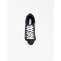 Tenis Ckj Fem Cano Baixo Skate Sneaker  Branco - Preto