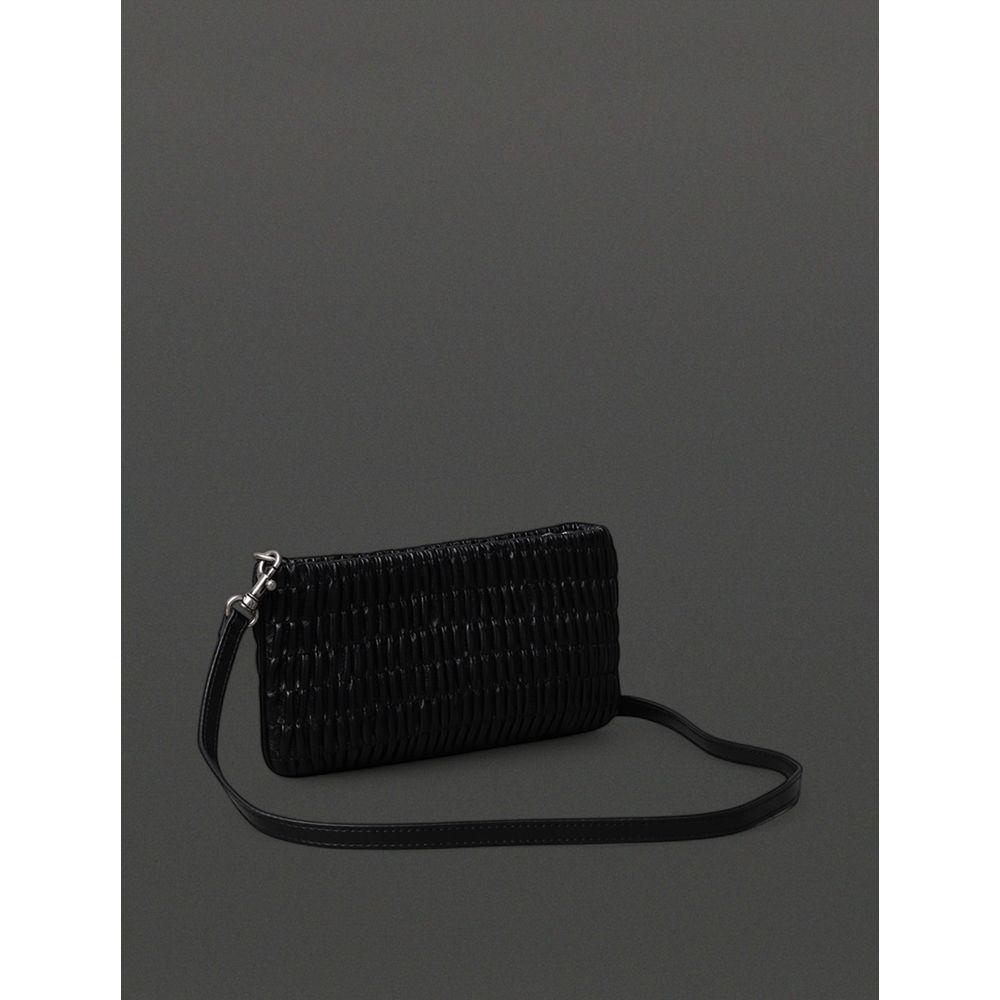 Bolsa Drapeada Feminina Transversal Calvin Klein - Preto - 2