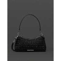 Bolsa Média Feminina Drapeada Calvin Klein - Preto - 1