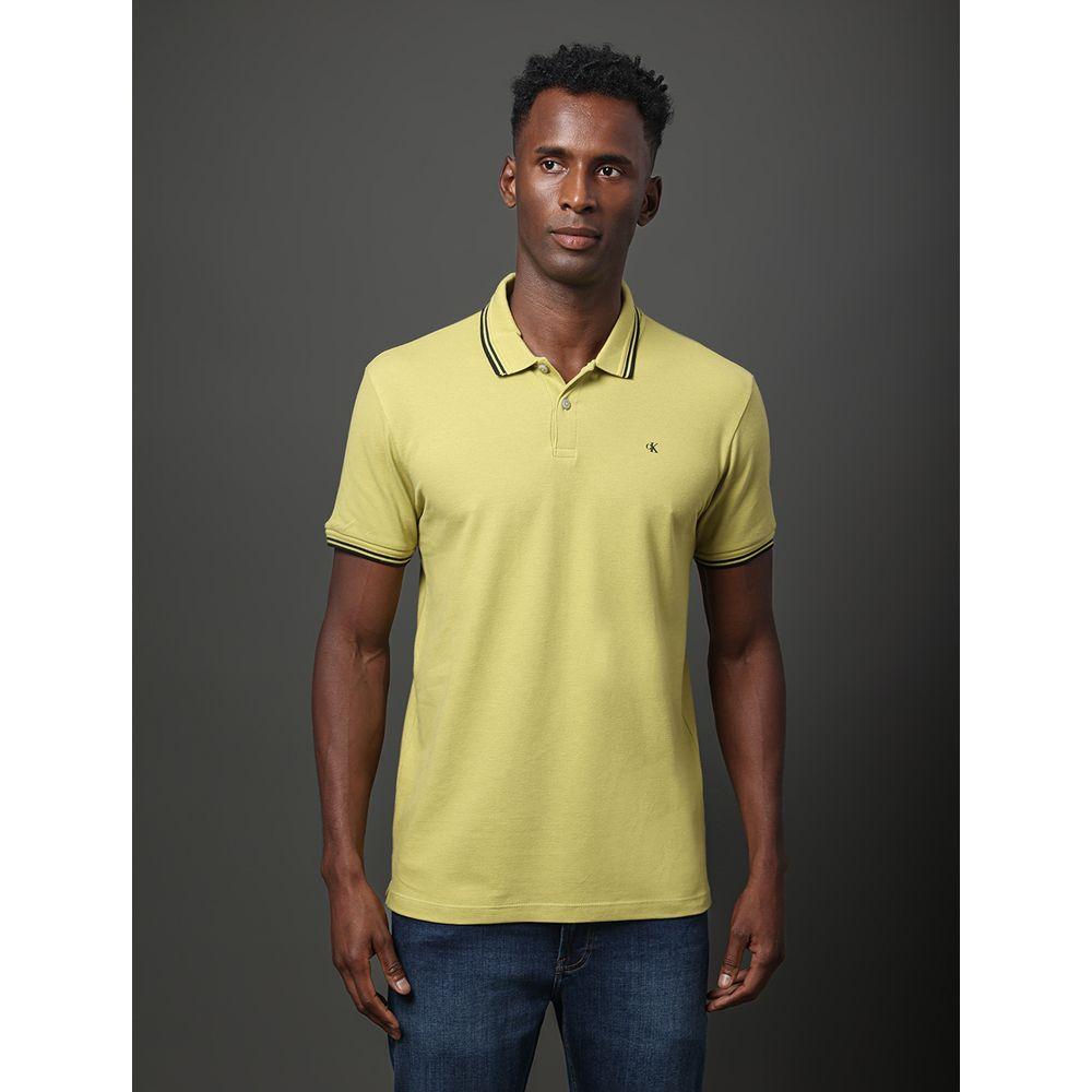 Polo Masculina Listras Calvin Klein Jeans - - 1
