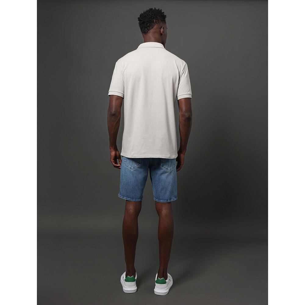 Polo Masculina Loog Re Issue Calvin Klein Jeans - Caqui Claro - 4