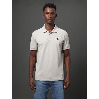 Polo Masculina Loog Re Issue Calvin Klein Jeans - Caqui Claro