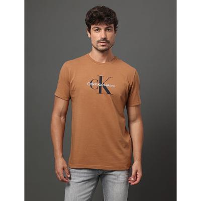 Camiseta Masculina Re Issue Calvin Klein Jeans - Havana